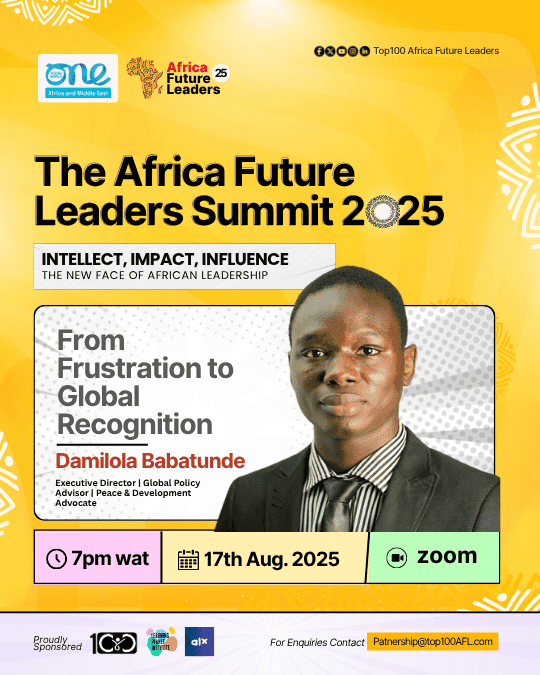 Damilola Babatunde Top100 speaker artwork
