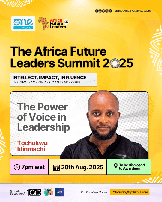 Tochukwu Idinmachi Top100 speaker artwork